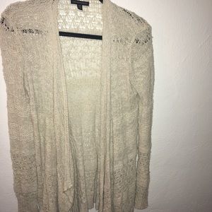 American Eagle Woven Cardigan